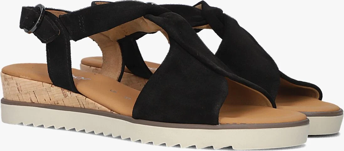 GABOR zwarte gabor sandalen 751.1