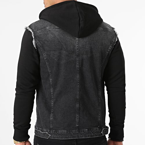 Veste Jean A Capuche 1518 Noir