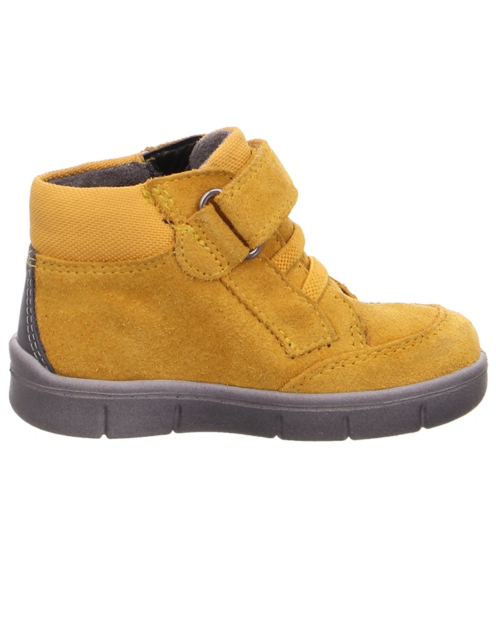 Klett-Halbschuhe ULLI gefüttert in gelb/grau
