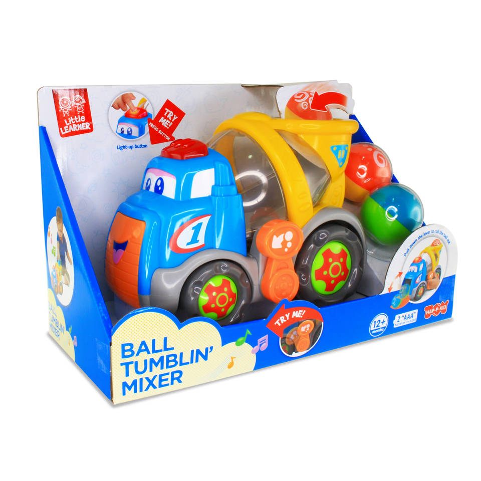 Happy Kid cementwagen met ballen