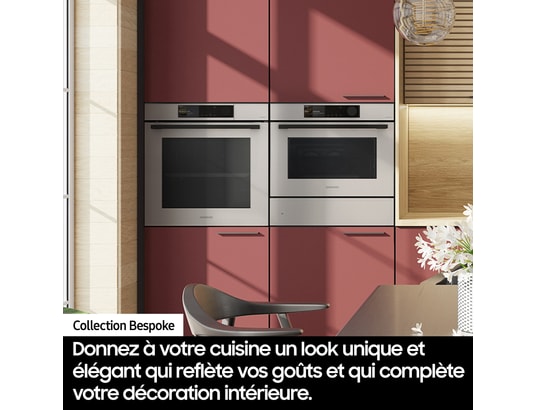SAMSUNG - Four encastrable pyrolyse NV7B4430ZAB Twin convection, 76 litres, Wifi