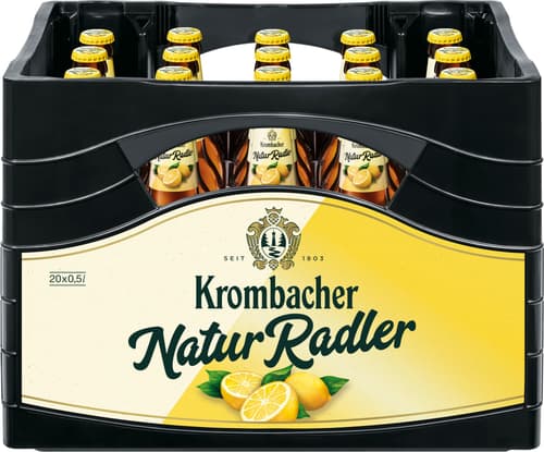 Krombacher NaturRadler 20x0,5 l (MEHRWEG)