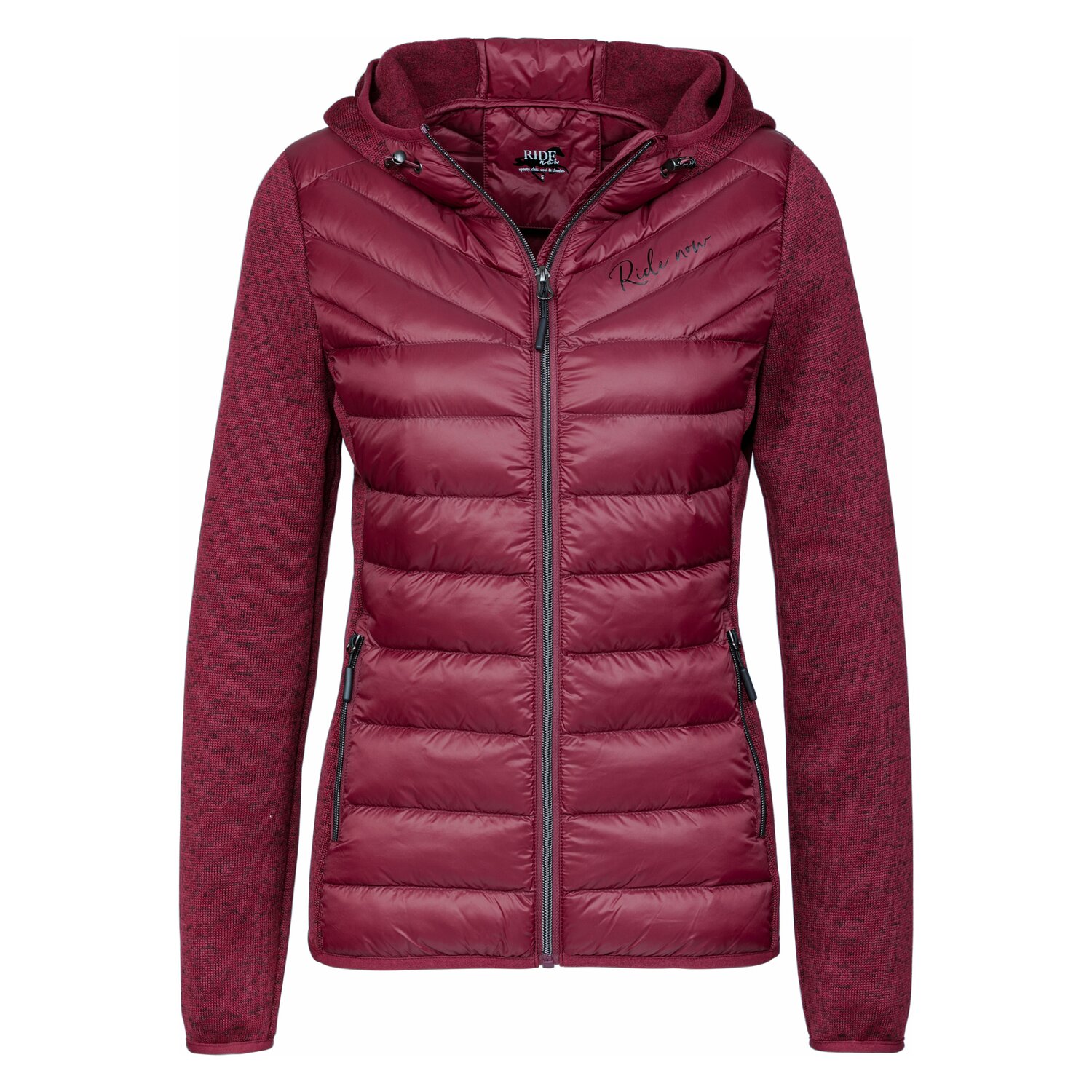 RIDE now Materialmix-Jacke  - wine red