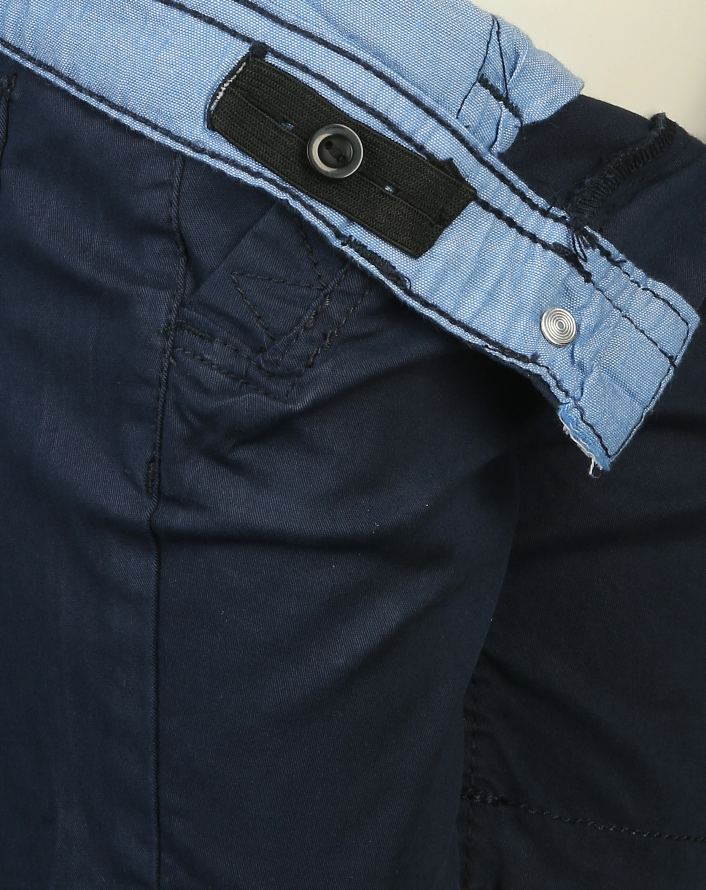 Gabardine-Shorts SUMMER DAY in marine