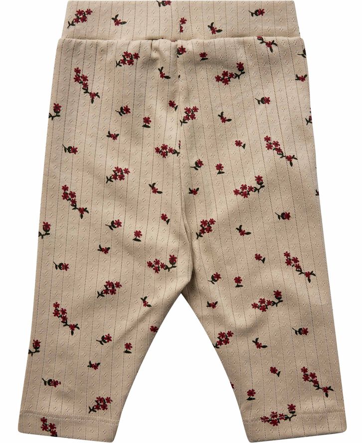 Magasin du Nord Collection Emilie 2 baby leggings GOTS Red flower