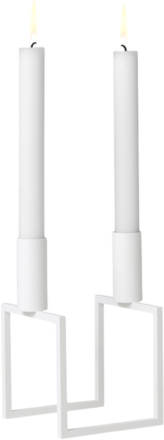 Audo Copenhagen Line, Candle Holder, White Hvid