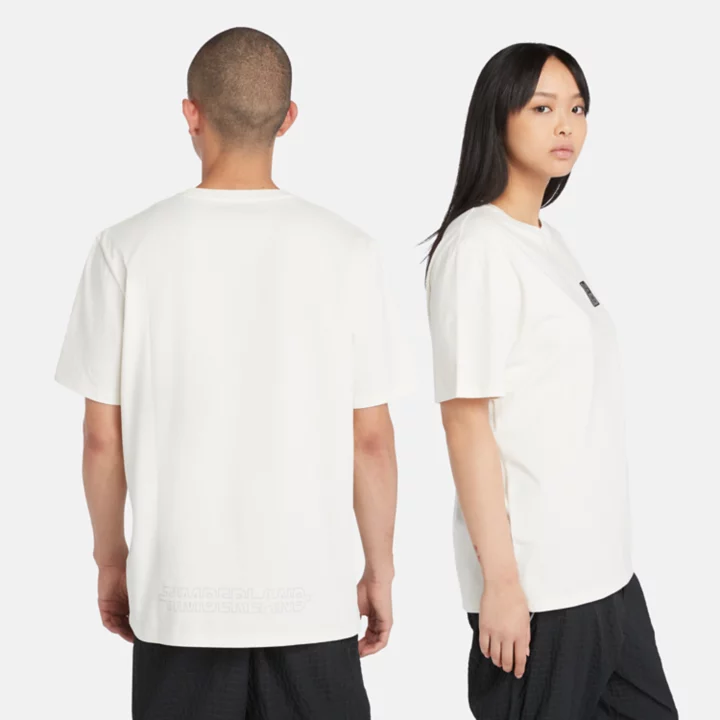 T-shirt Night Hike unisexe en blanc