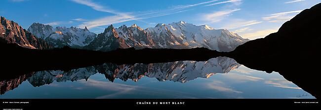 MARIO COLONEL - POSTER CHAINE MONT BLANC MARIO COLONEL