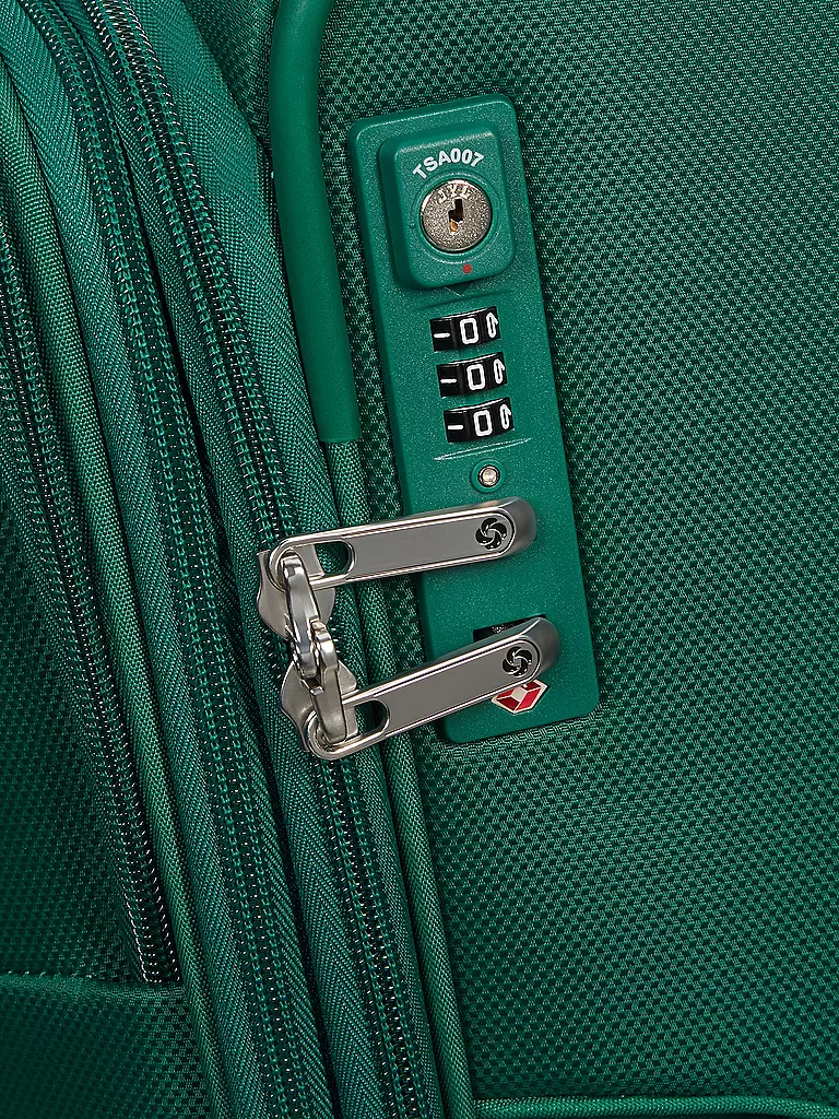 SAMSONITE Trolley  D'LITE SPINNER 78cm erweiterbar pine green dunkelgrün