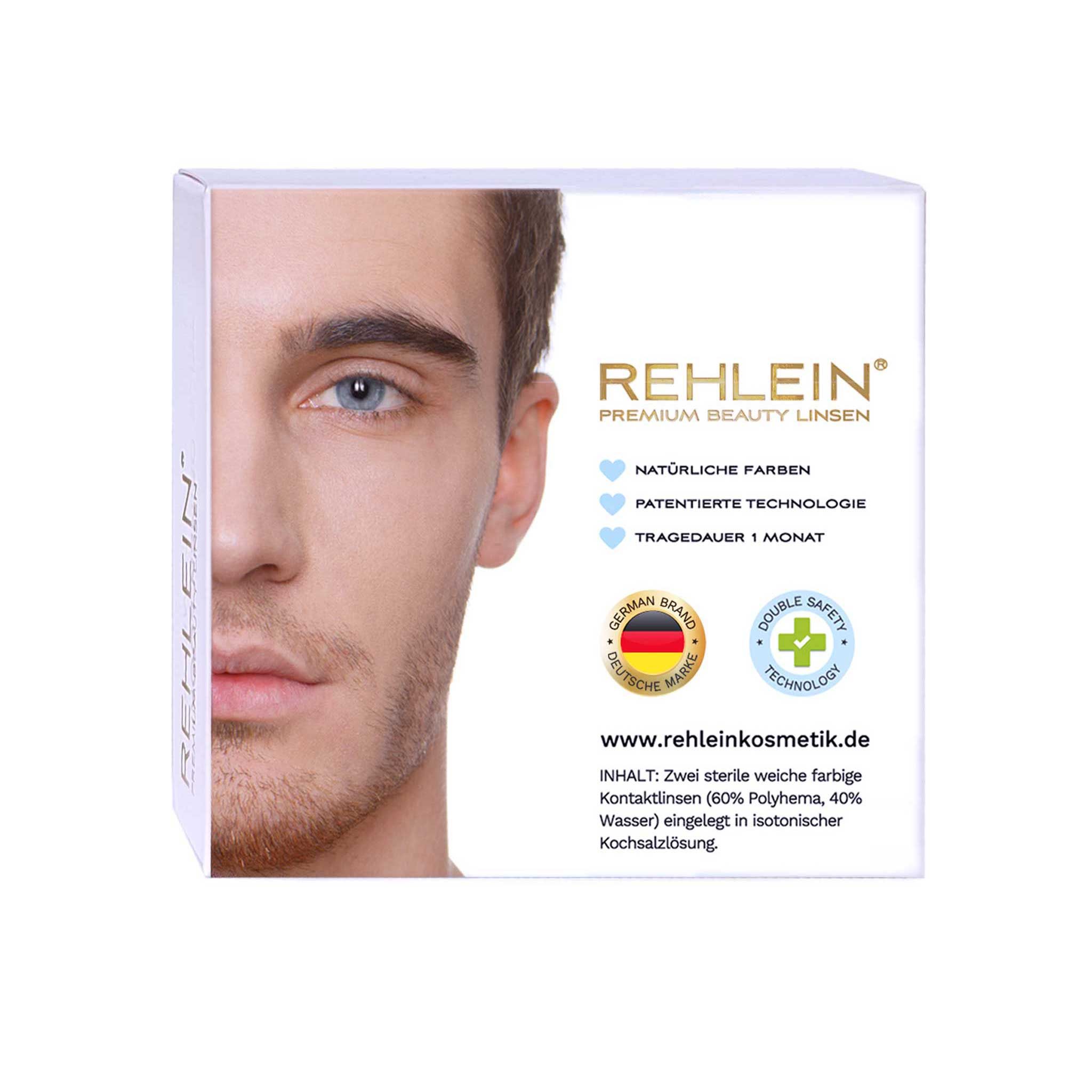 REHLEIN Farbige Kontaktlinsen BEIGEBRAUN