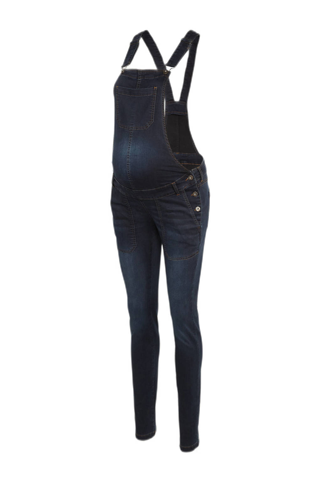 LOVE2WAIT low waist skinny zwangerschapstuinbroek dark denim