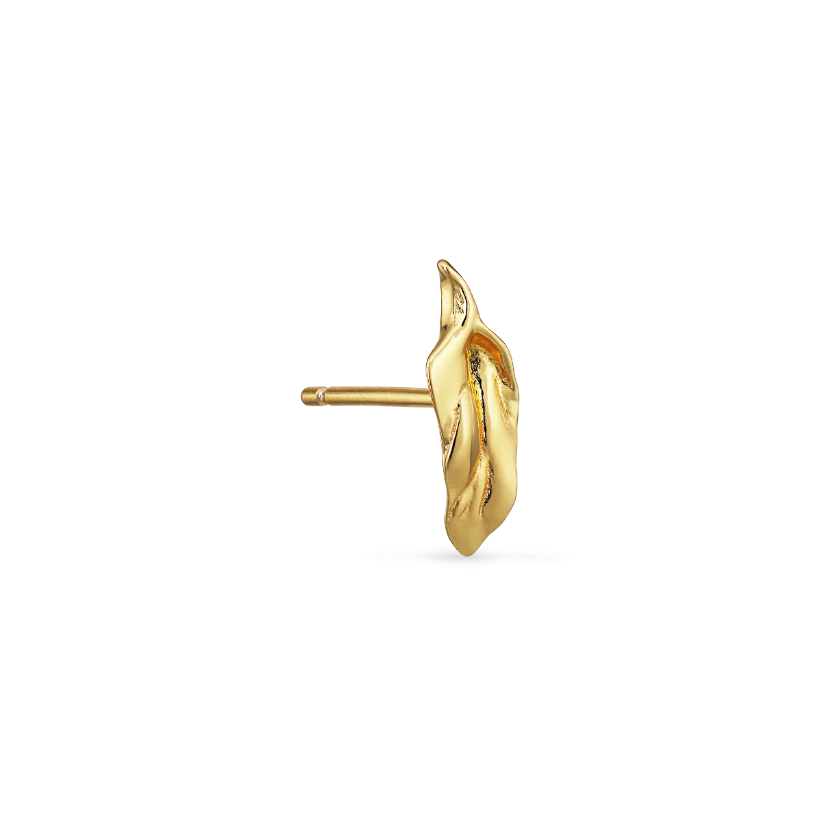 Jane Kønig Leaf Stud forgyldt
