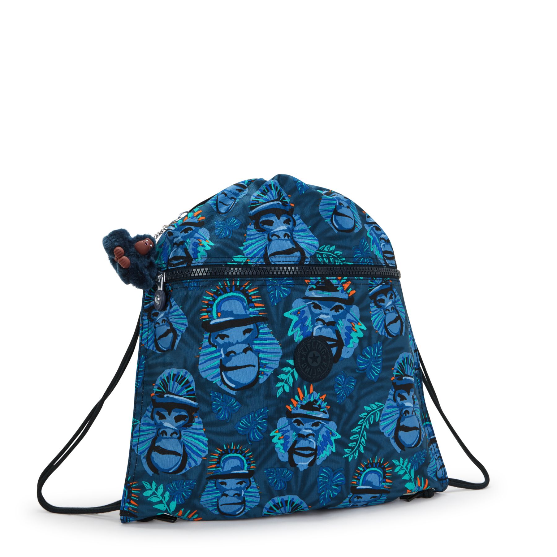 SUPERTABOO Sac moyen avec cordon de serrage - Blue Monkey Fun