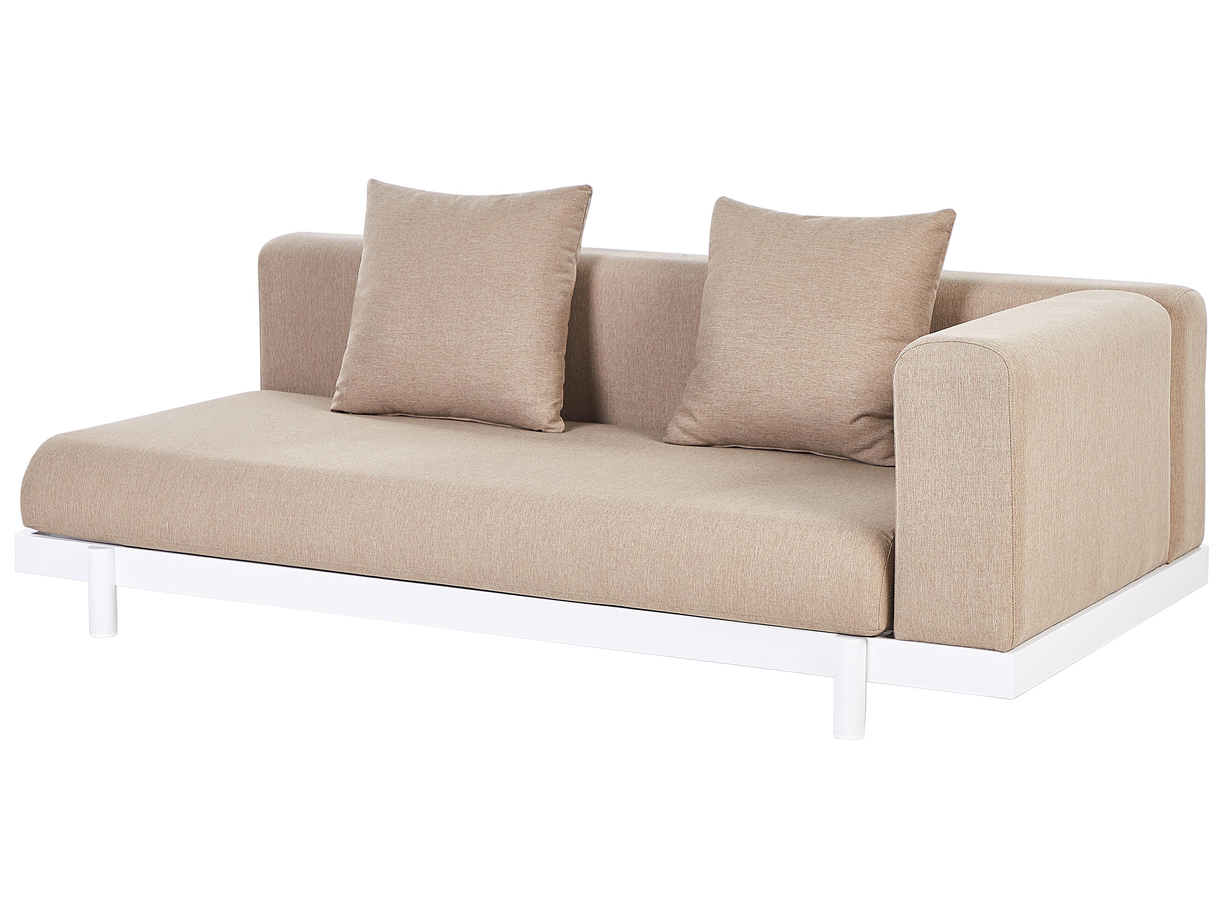 Tuin hoekloungeset met tafel 5-zits MISSANELLO Beige