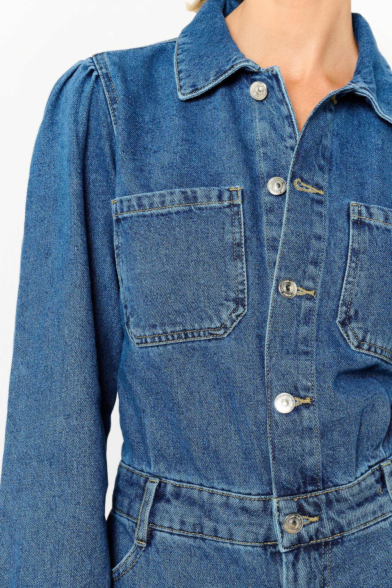 LOLALIZA jumpsuit medium blue denim