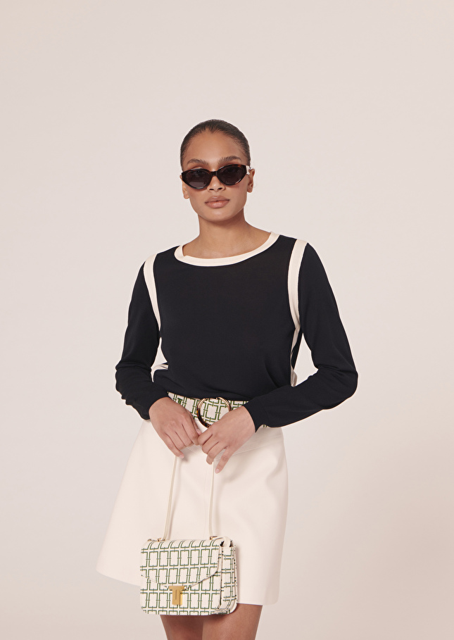 Pull Ponamableu nuit en coton