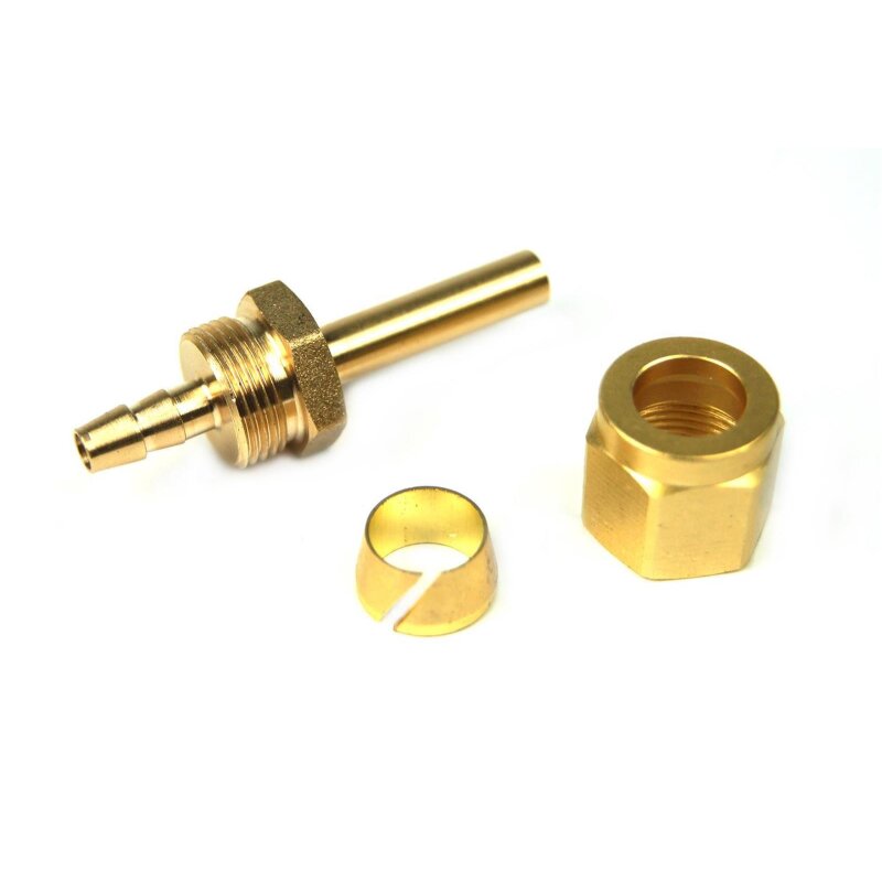 DREHMEISTER Fitting Set 6mm (Rohrstutzen, Überwurfmutter, Schneidring)