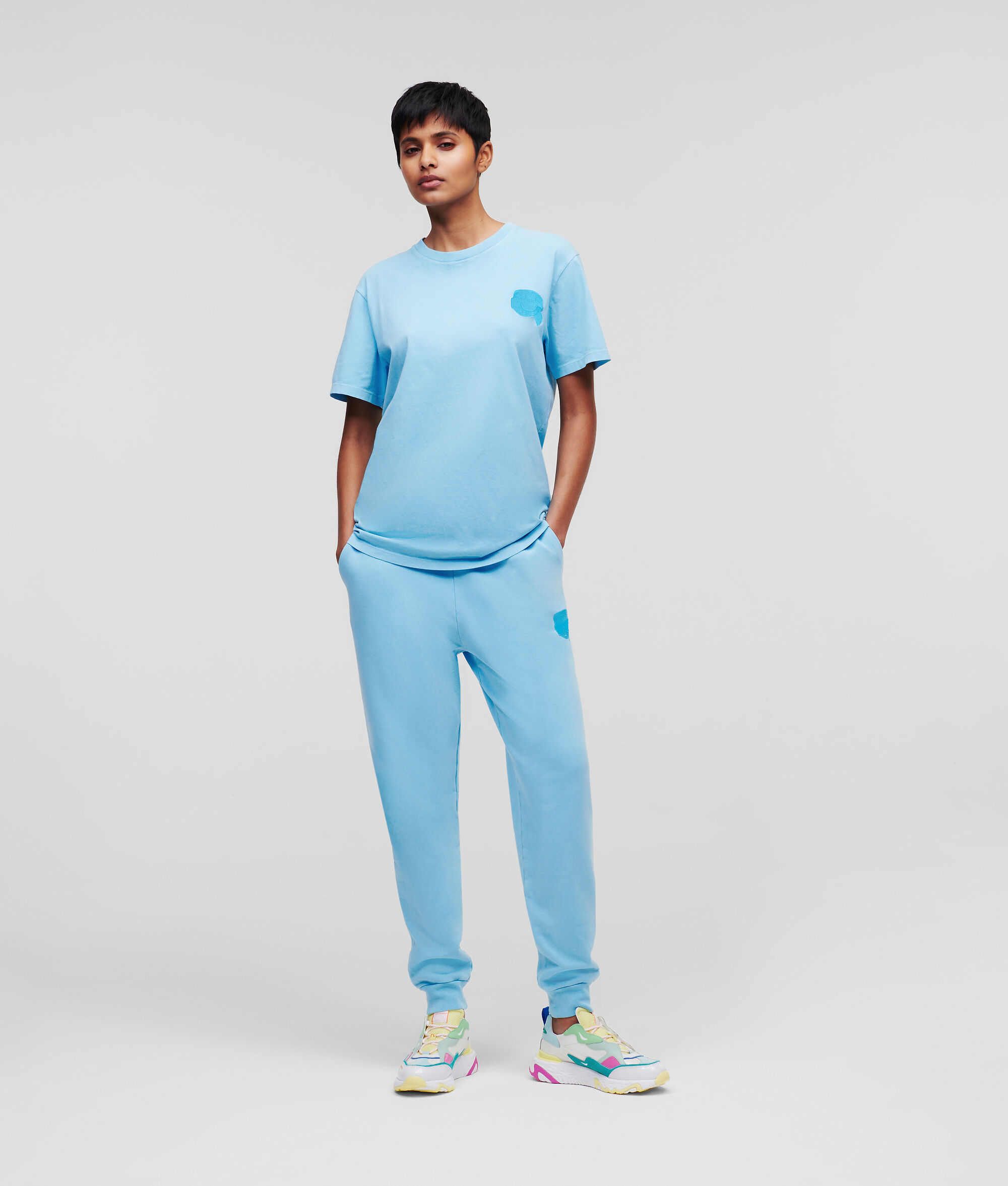 PANTALON DE JOGGING KARL IKONIK TON SUR TON