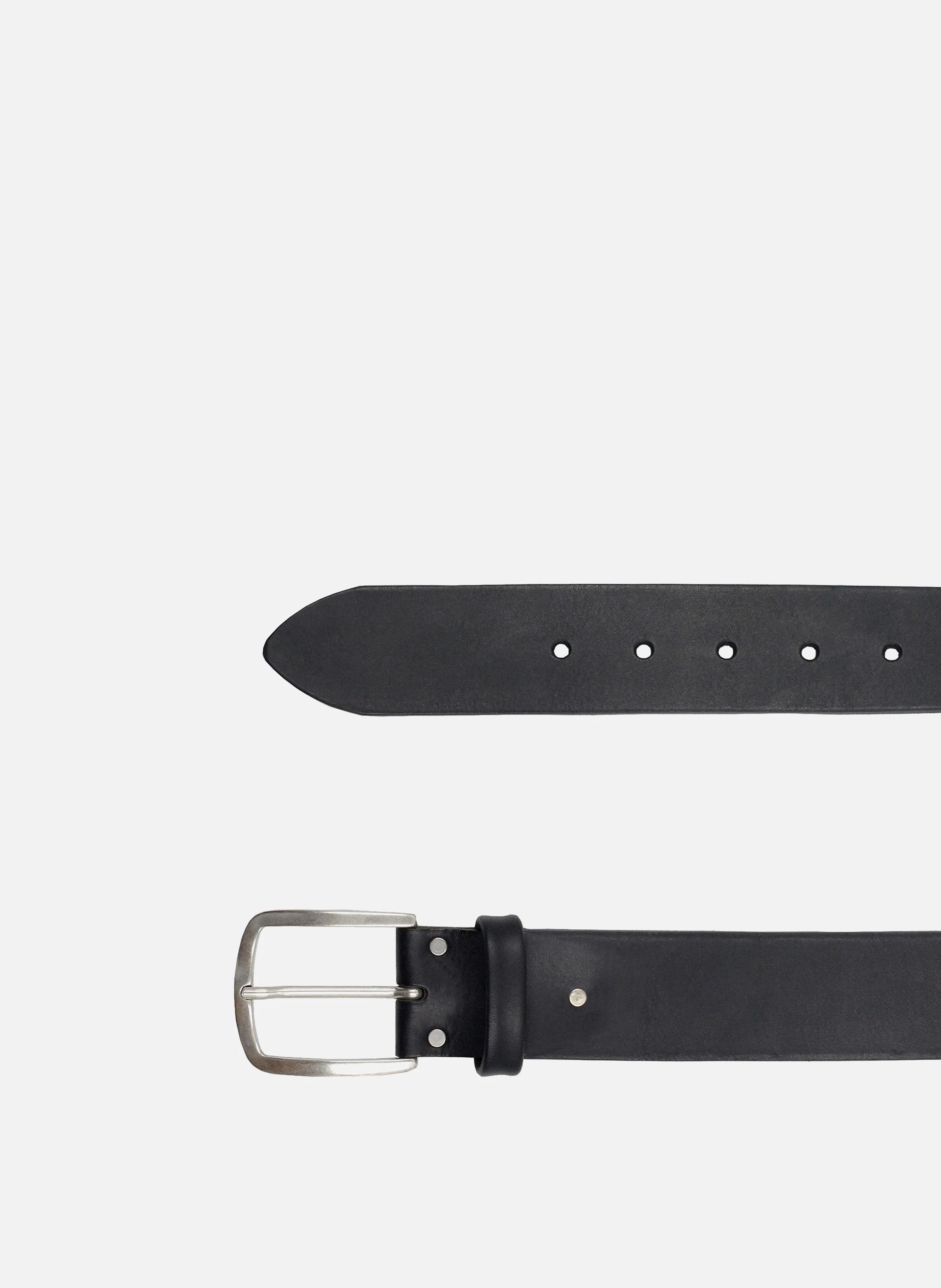 Ceinture paris cuir lisse | Noir