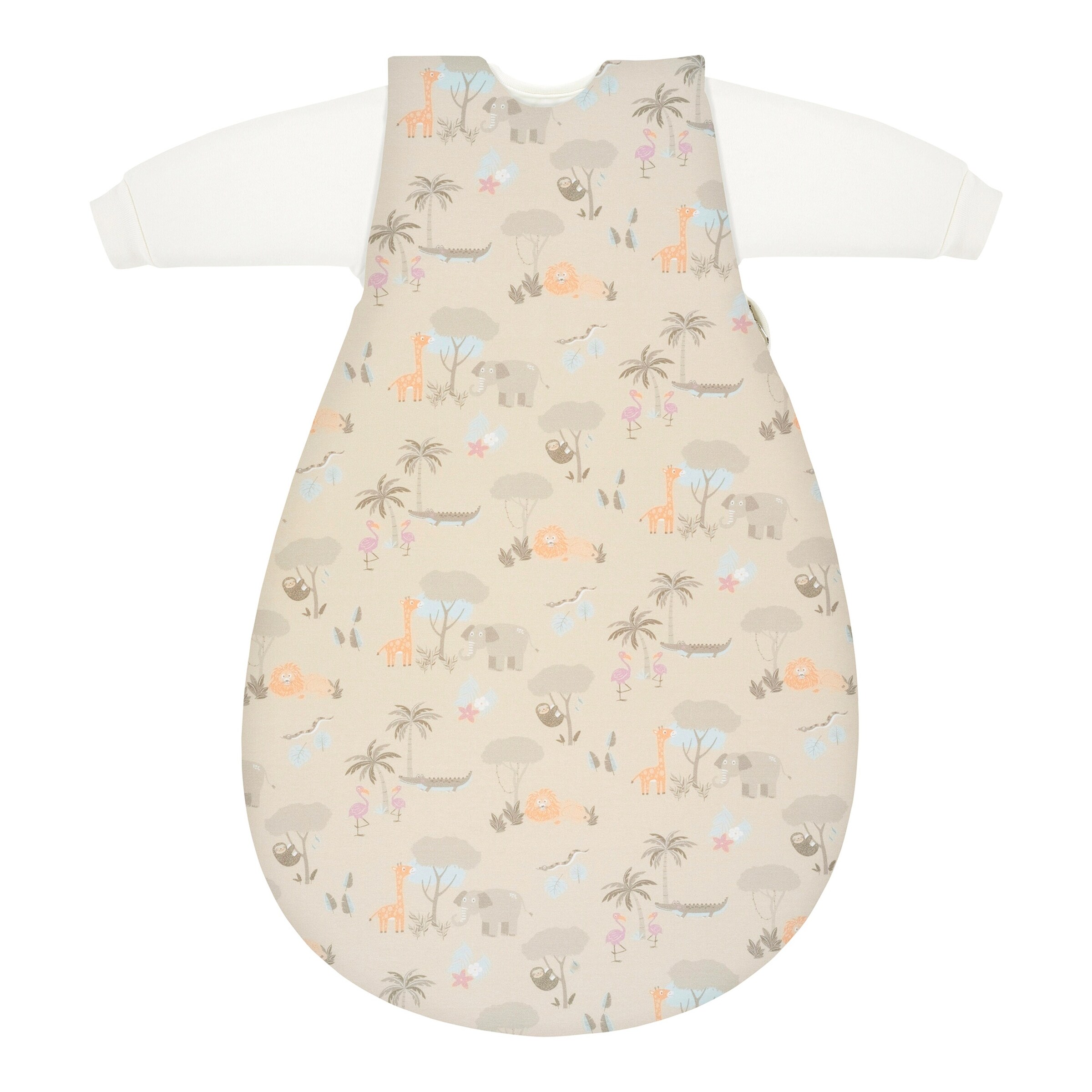 Alvi - BABY-MÄXCHEN 3-tlg. Ganzjahresschlafsack 2.5 TOG beige / Jungle