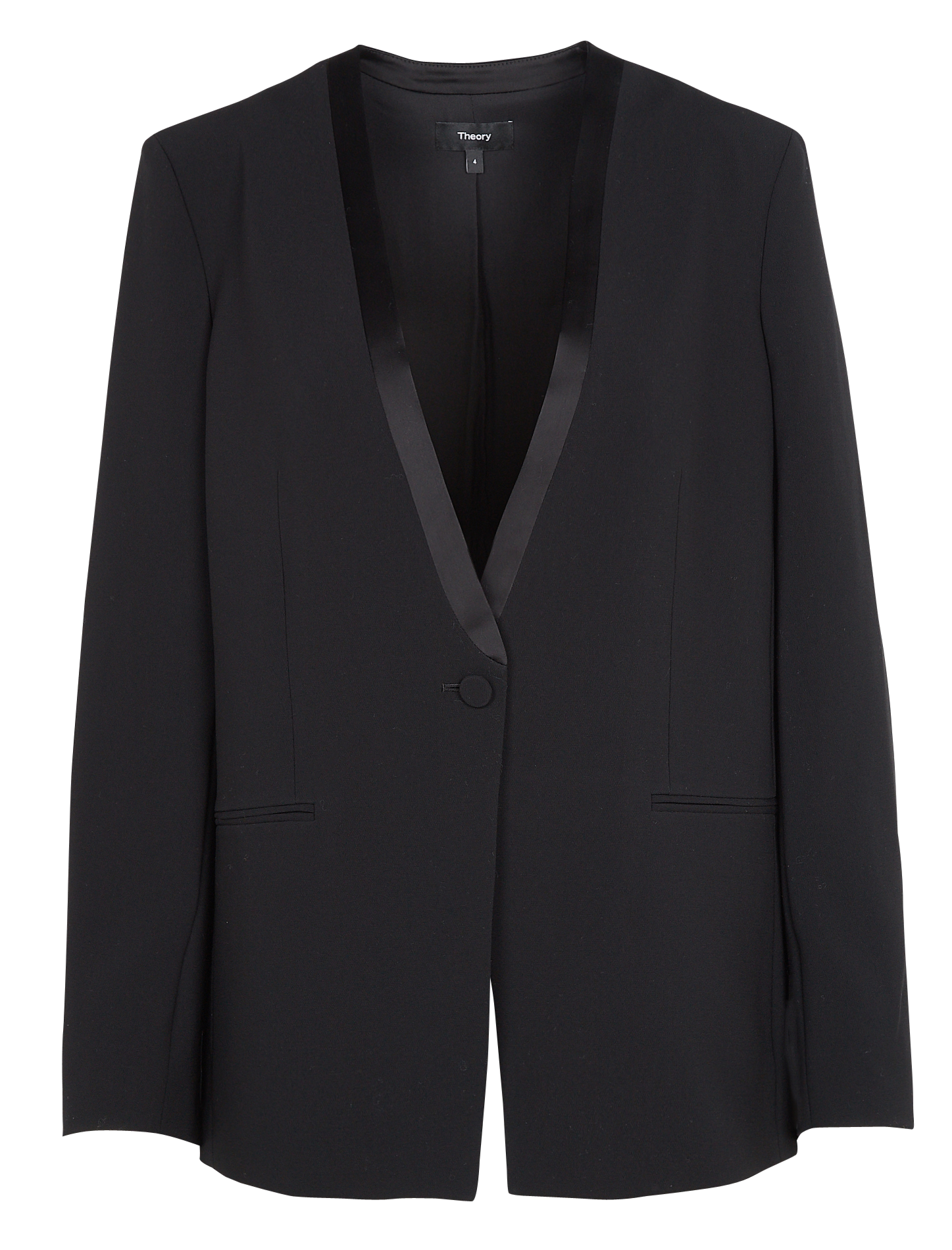 Veste col châle | Noir