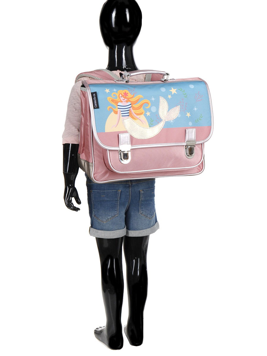 Cartable Moyen Caramel & cie Jolie SirÀne 38 cm