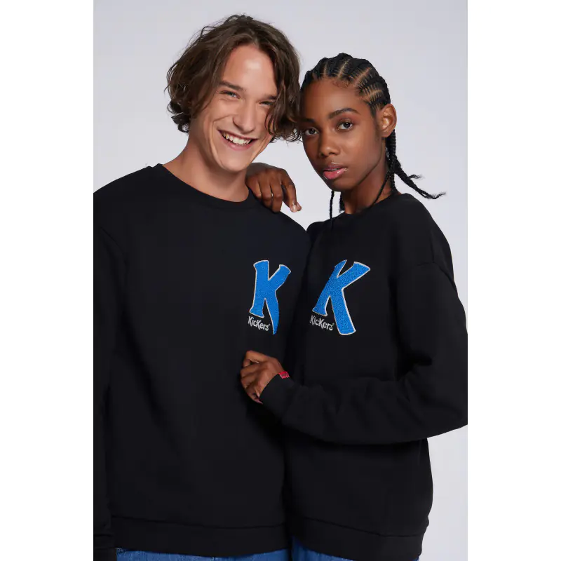 ORGANIC BIG-K SWEAT NOIR SWEAT Coton No Gender