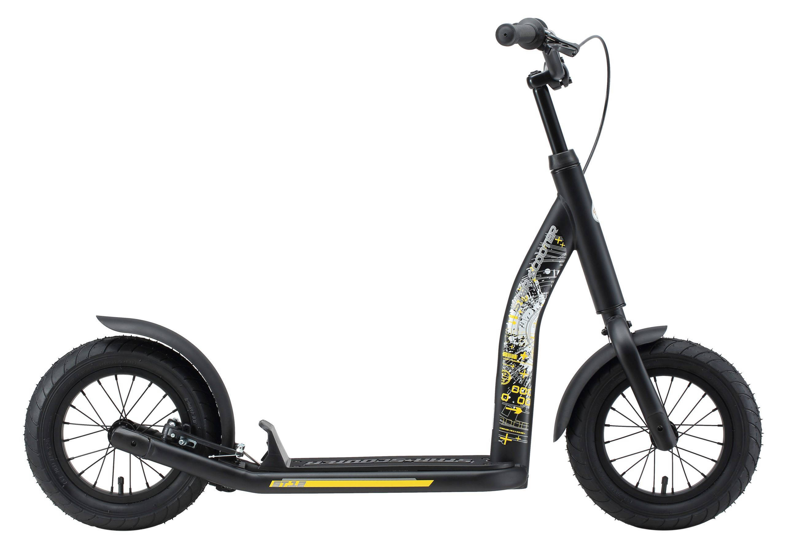 STAR SCOOTER New Gen Sport, autoped, 12 inch, zwart