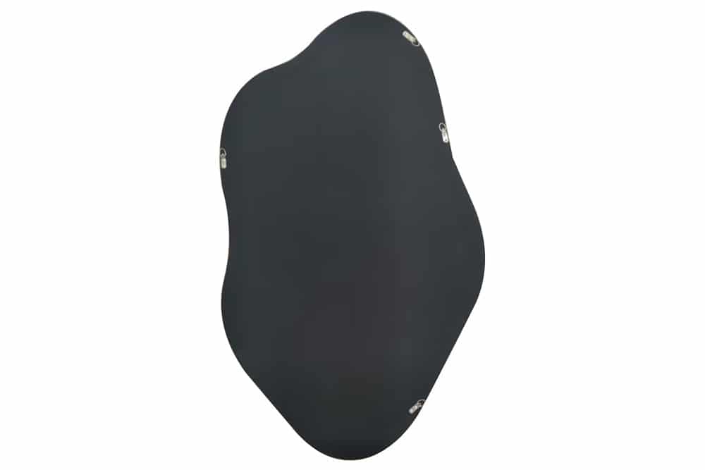 Moderner Wandspiegel EMBER 100cm gold variabel aufhängbar organische Form