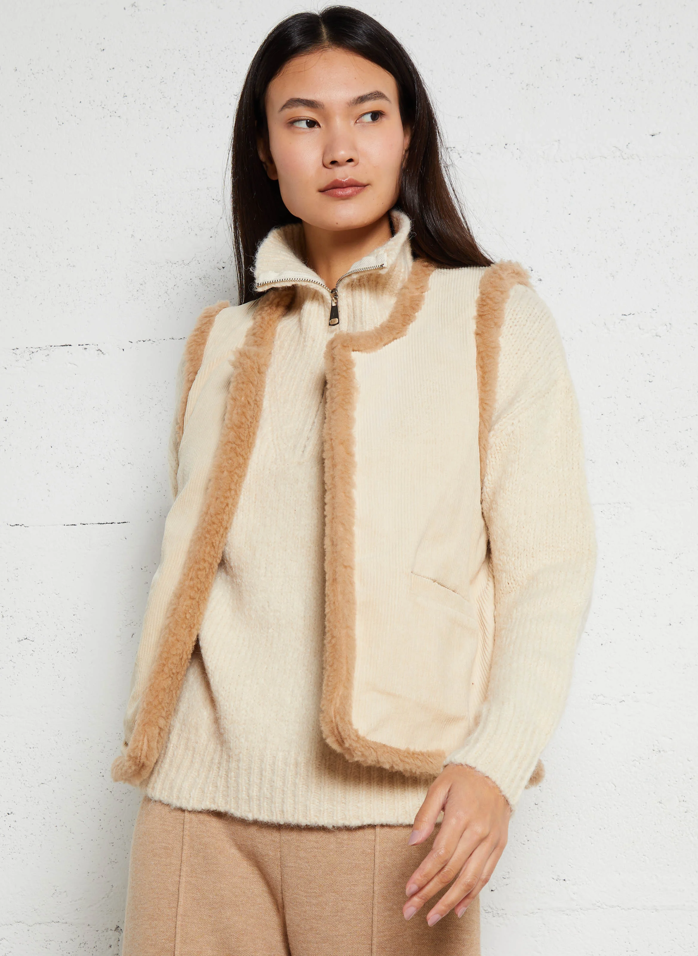 CORNELA - Veste réversible | Blanc