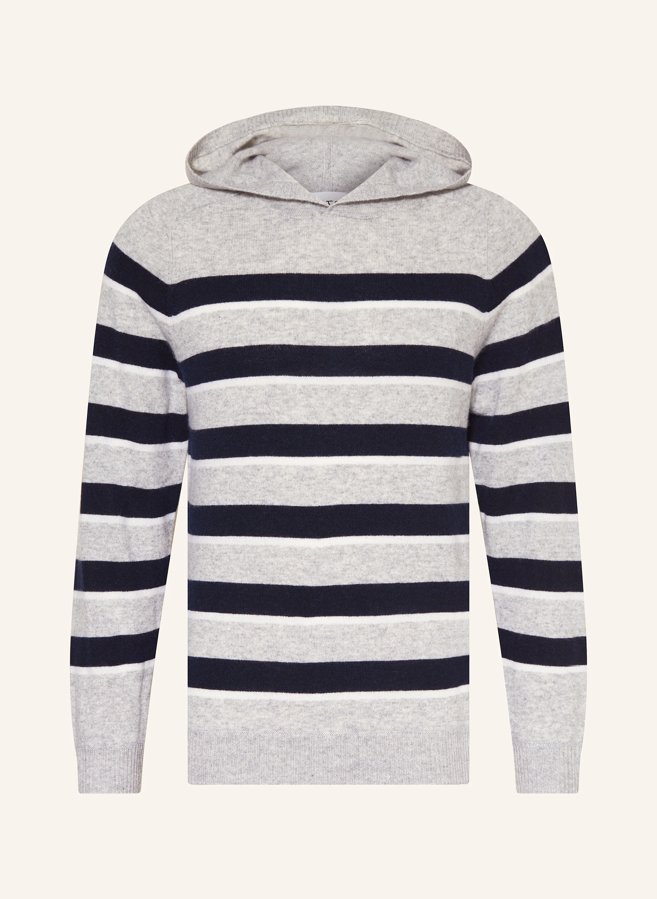 FTC CASHMERE Strick-Hoodie mit Cashmere