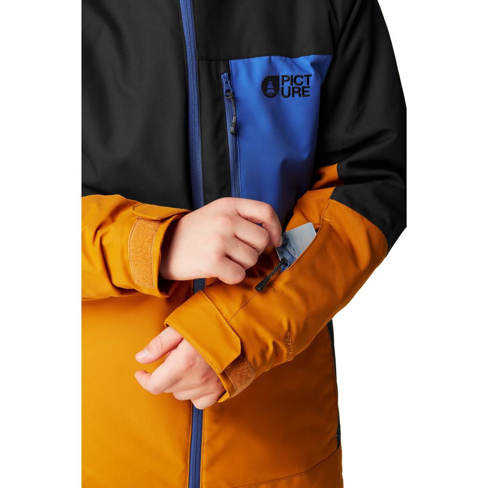 Picture Daumy Skijacke Kinder black honey