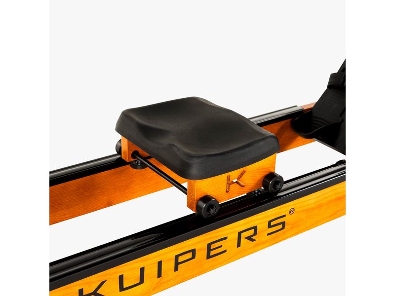 Kuipers Fitness Rudergerät Aqua Rower Helle Esche Ganzkörpertraining mit einem Rudergefühl