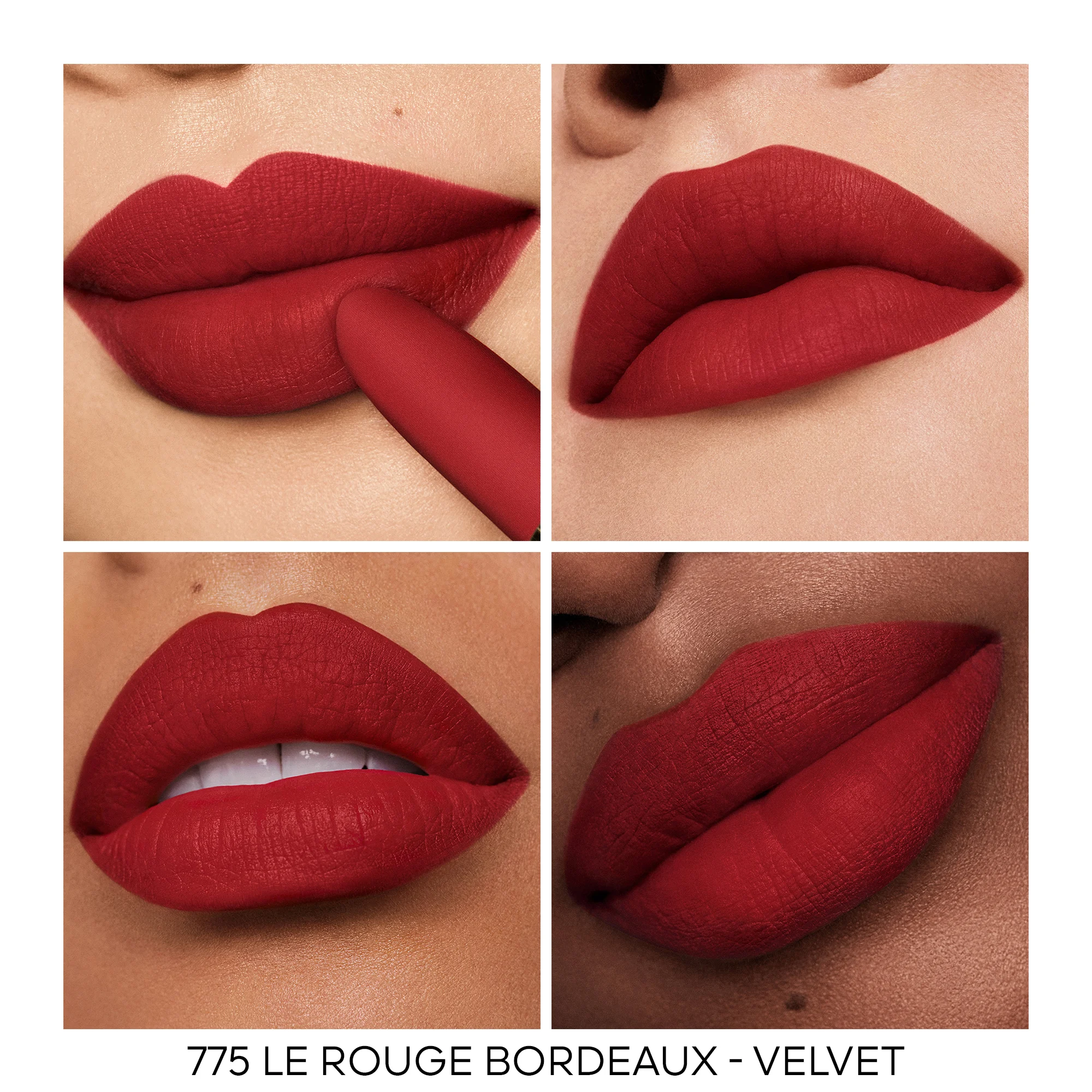 ROUGE G La recharge - Le rouge à lèvres soin personnalisable |- 775 LE ROUGE BORDEAUX – VELVET