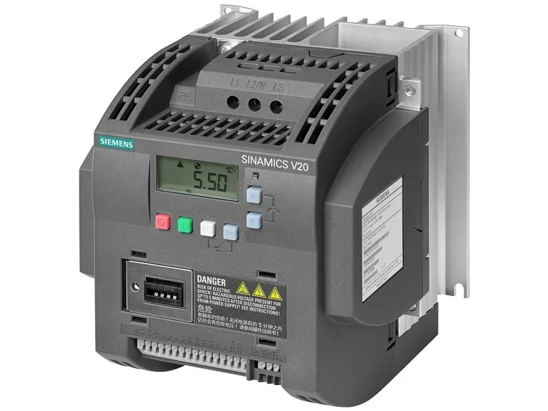 Siemens 6SL3210-5BE24-0UV0, Sort, IP20, 380 - 480 V, 140 mm, 165 mm, 160 mm