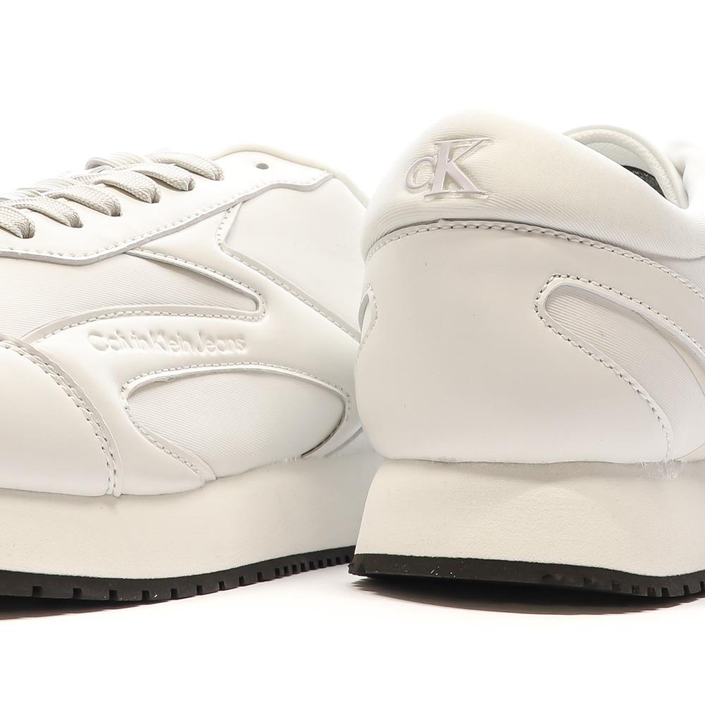 Calvin Klein Jeans Baskets Blanches Homme Calvin Klein Jeans Retro Runner