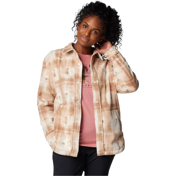 Chemise COLUMBIA W BENTON SPRINGS SHIRT JACKET II CAMEL BROWN OMBLUR