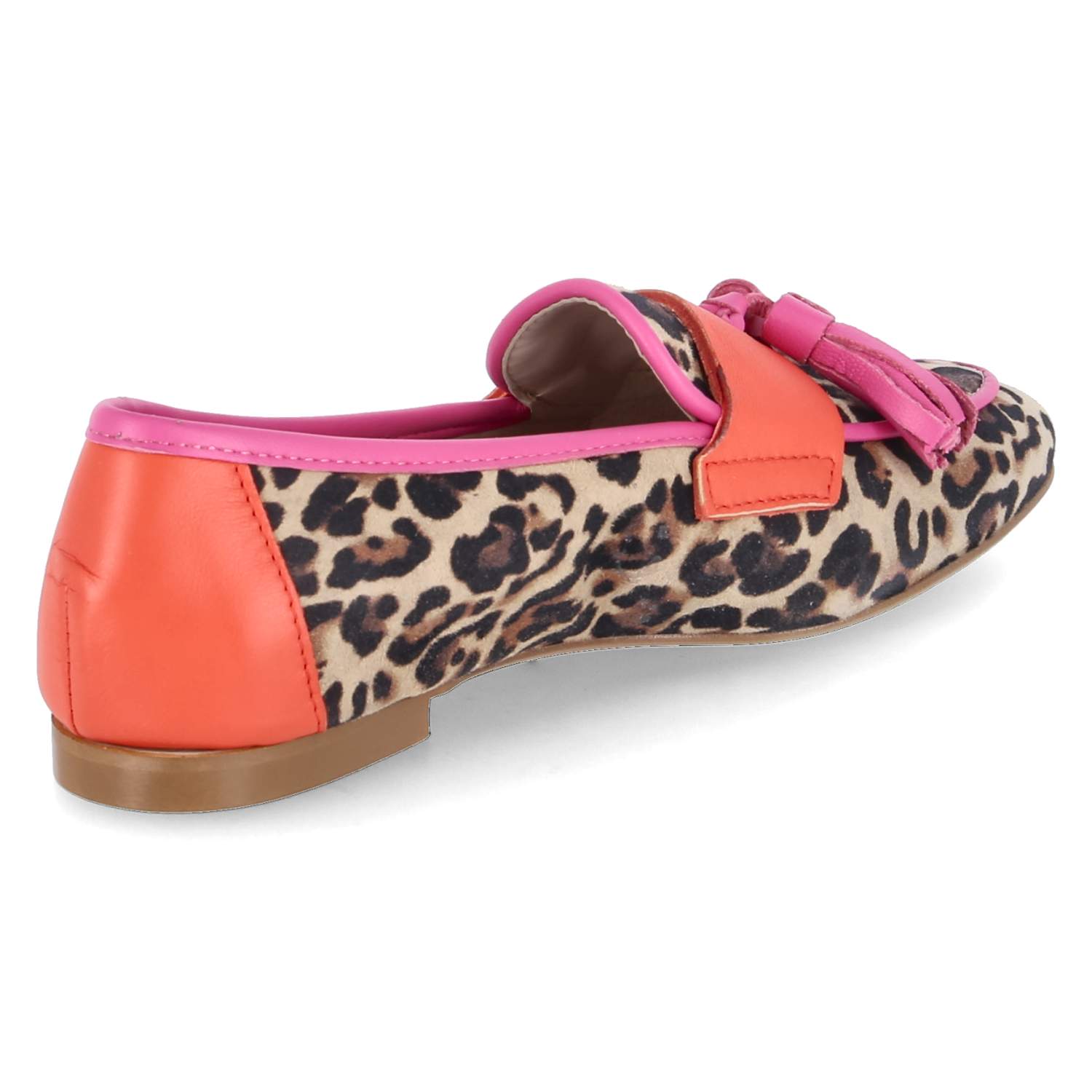Kaerlek Slipper - camel/fuxia/  corallo