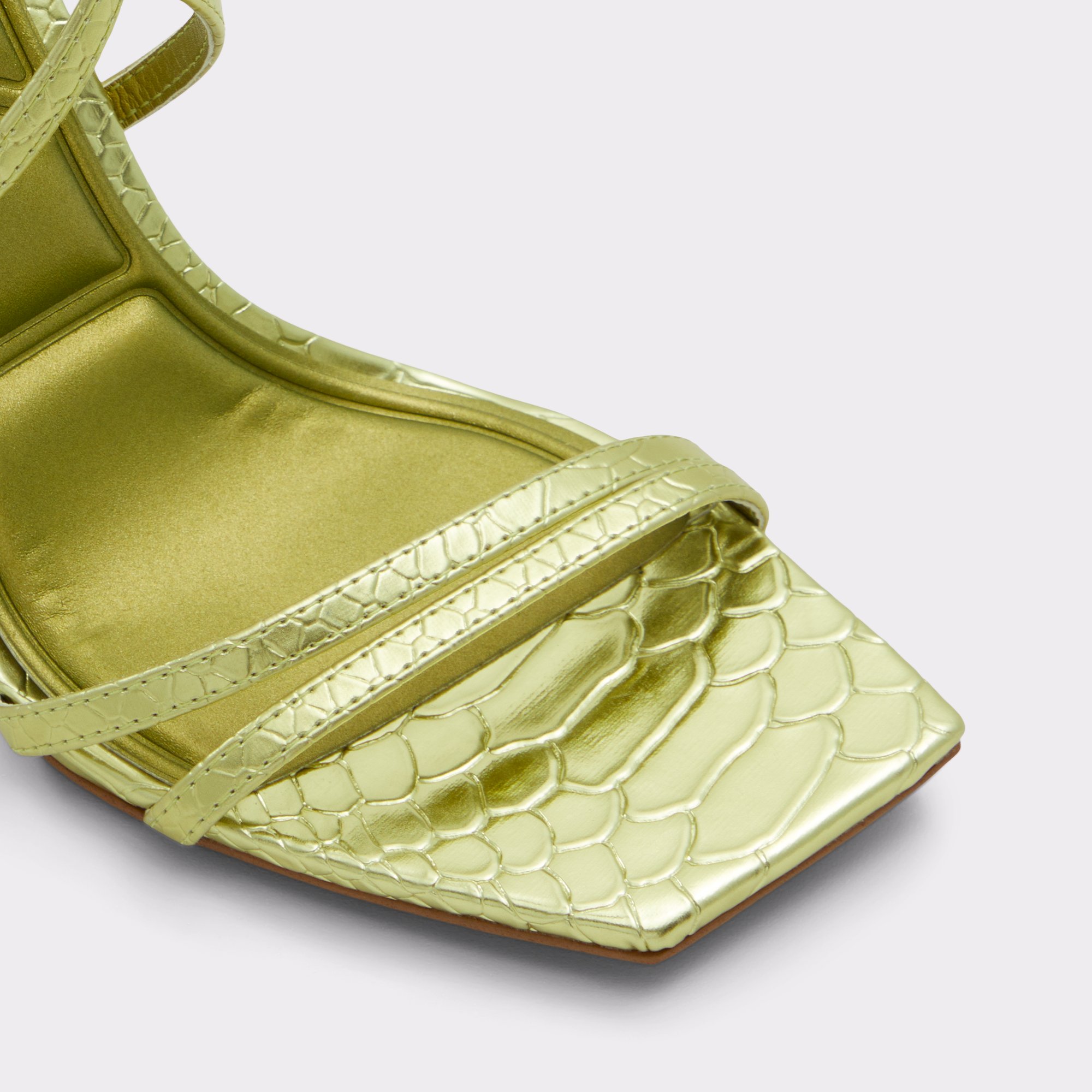 Phaedra Bright Green Women Strappy Sandals