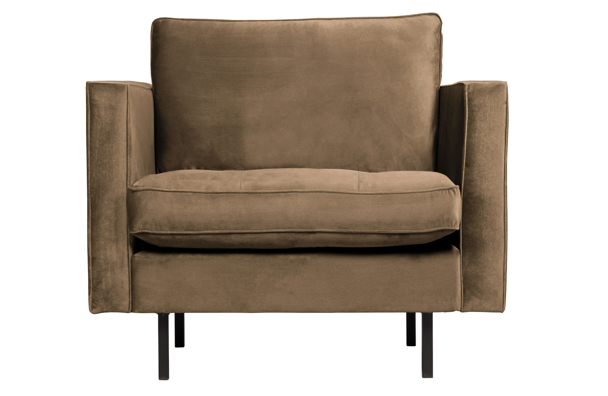 BePureHome fauteuil Rodeo Classic velvet Fauteuil Rodeo Classic Velvet - Taupe