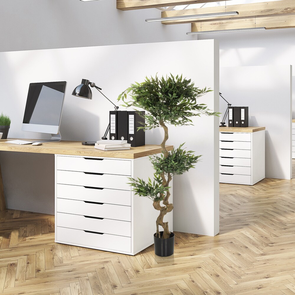 Kunstpflanze ACACIA Kunststoff, Stoff hjh OFFICE