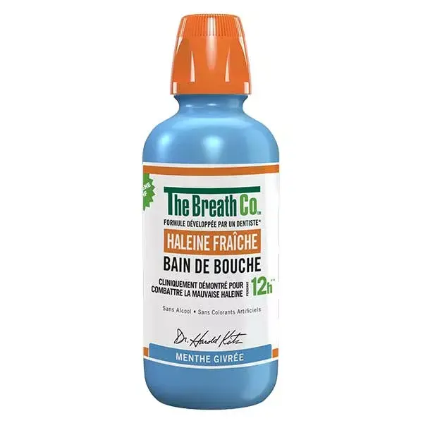 Enxaguante bucal The Breath Co Frosted Mint 500ml