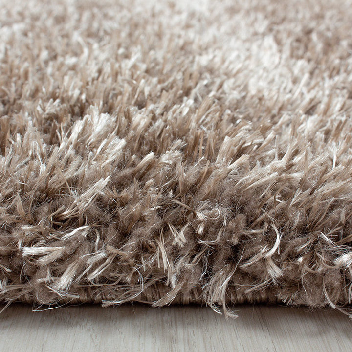 Rond Hoogpolig vloerkleed - Blushy Taupe | Super zacht
