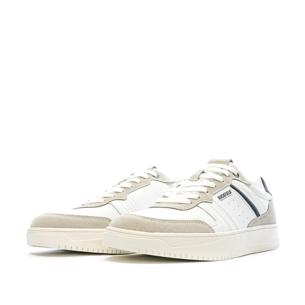 Ruckfield Baskets Blanches/Beige/Marine Homme Ruckfield Eliss RUCIC008M