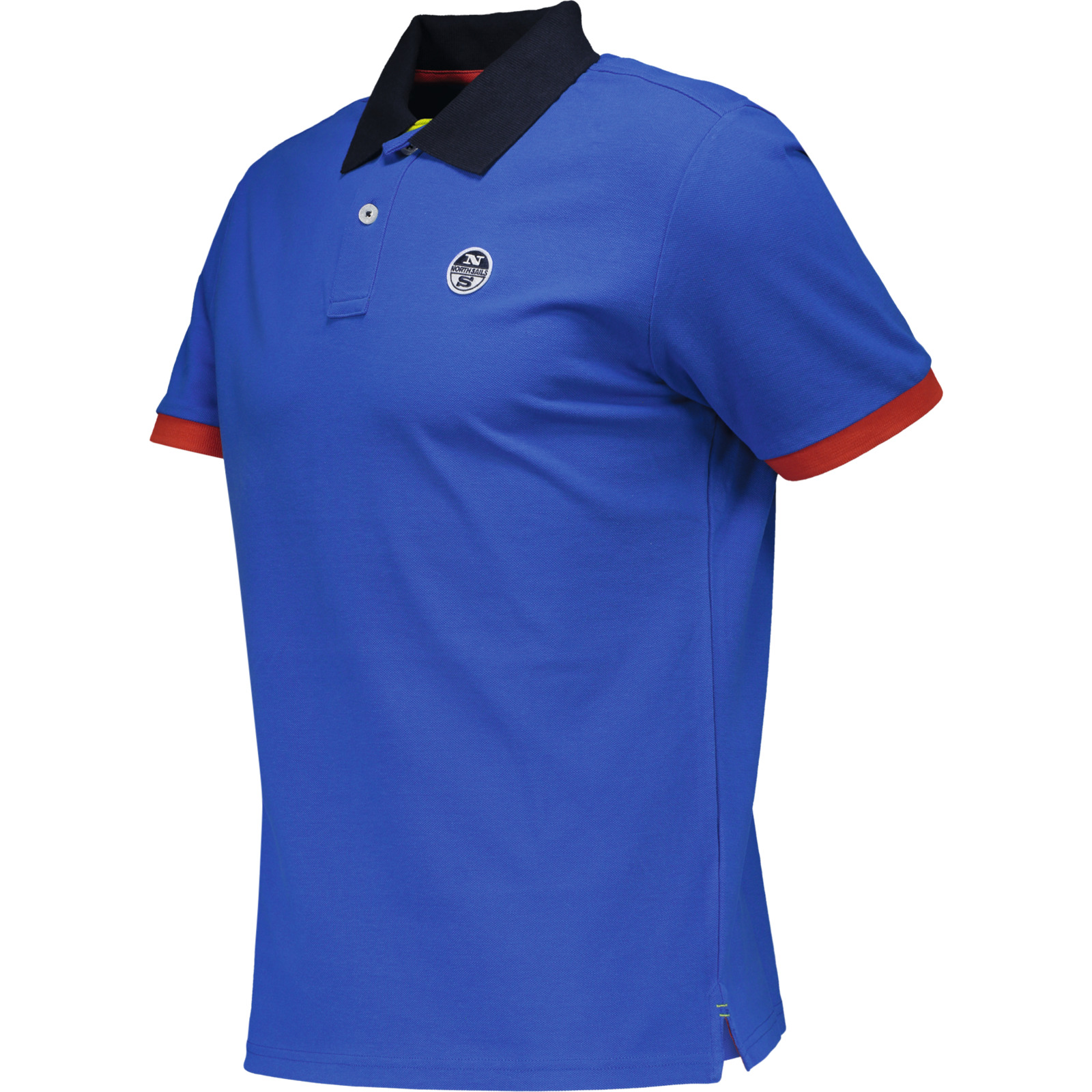 North Sails Herren-Poloshirt Logokragen M, blau