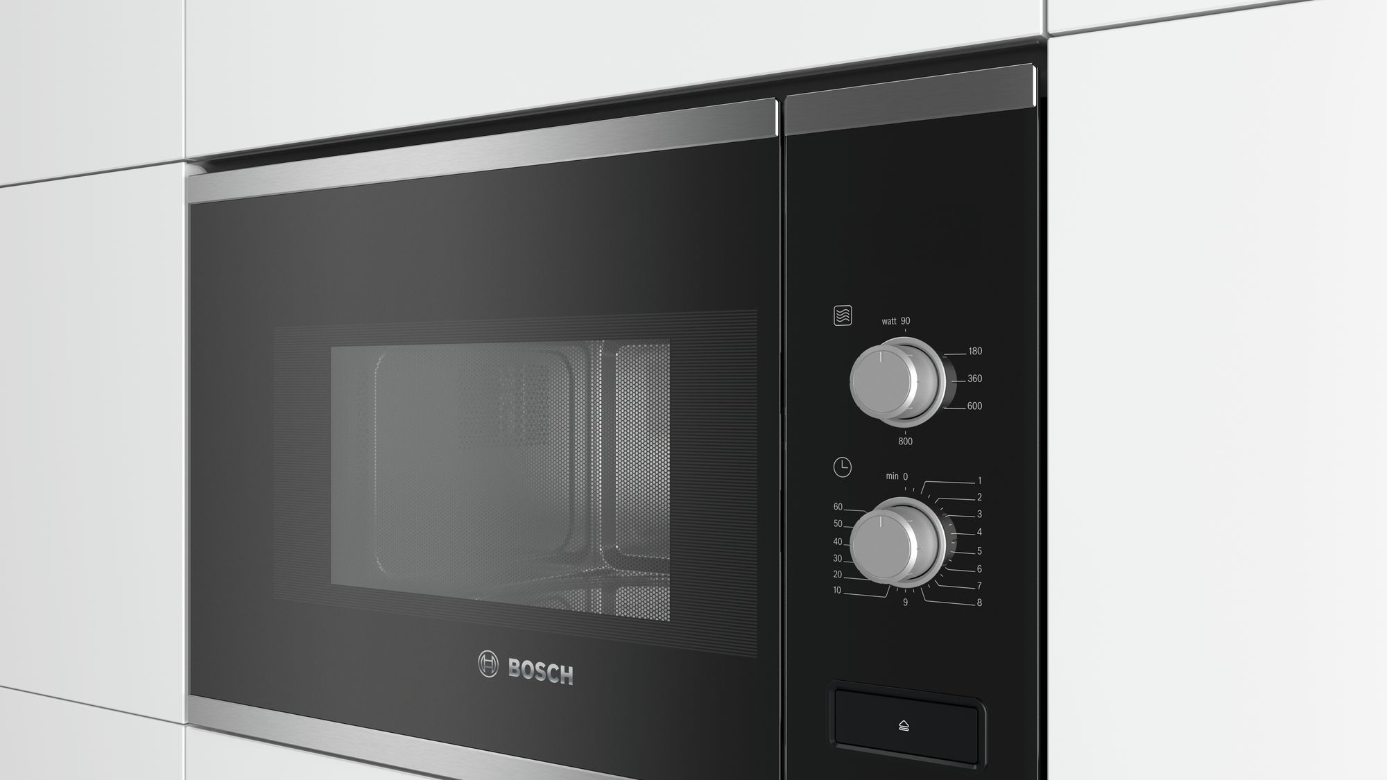 Forno de micro-ondas embutido Série 4 em aço inoxidável BFL520MS0