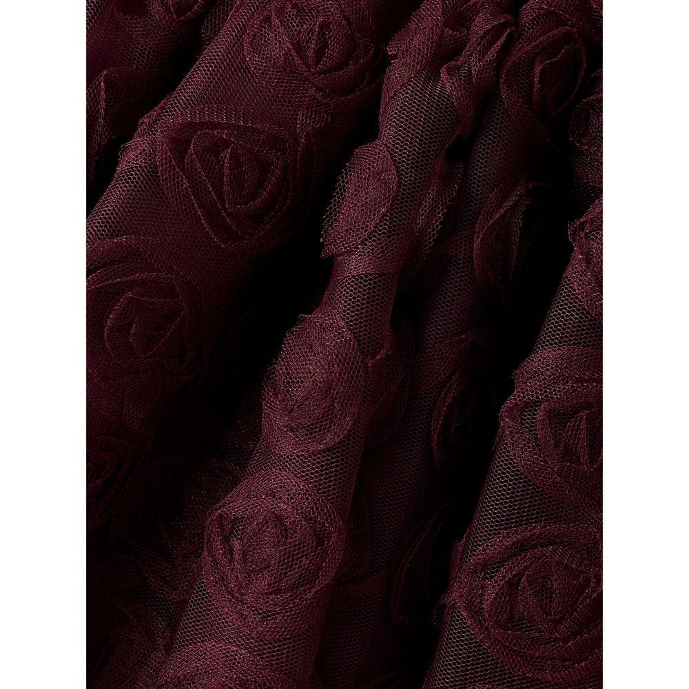 Køb Name It Burgundy Nmfsykia Tyl Skirt