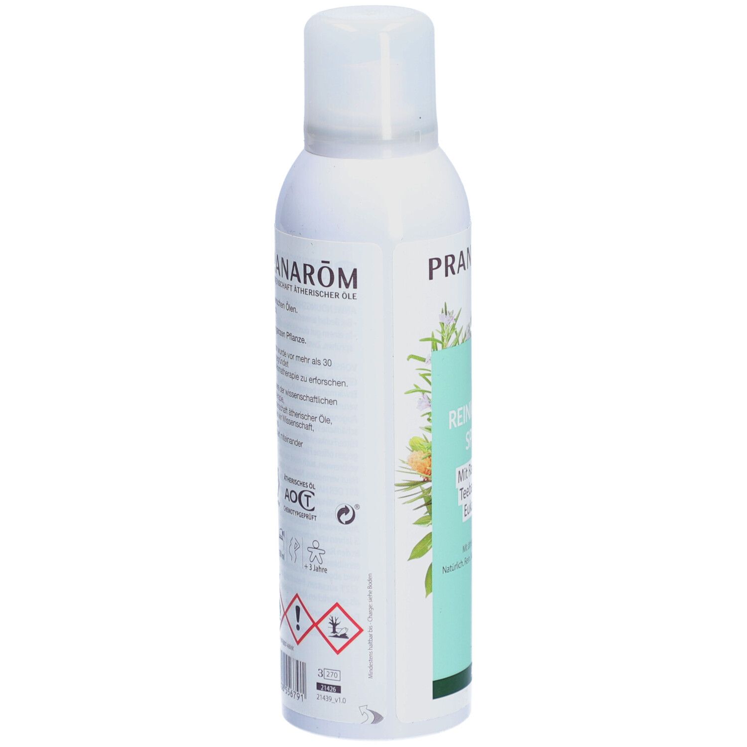 PRANAROM Reiniungsspray mit Ravintsara Teebaum und Eukalyptus Bio