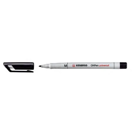 Folienstift - STABILO OHPen universal - wasserlöslich medium - Einzelstift - schwarz