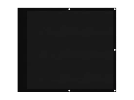 Écran de balcon noir 90x1000 cm 100% polyester oxford